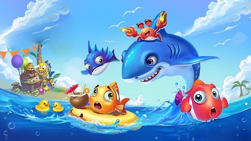Giao diện đại dương đầy màu sắc của Bắn Cá Ăn Xu