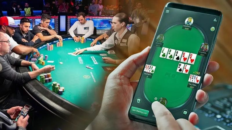 Không khí sôi động của một giải đấu poker trực tuyến với phần thưởng giá trị dành cho người chiến thắng.
